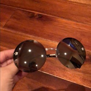 Oversized round Versace sunglasses